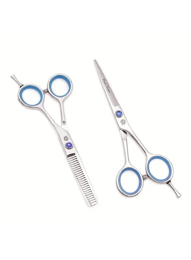2Pcs S Size Hairdressing Scissors Japan Stainless Steel Hair Cutting Barber Thinning Shears - Image 3